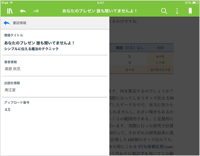 コンテンツ書誌情報